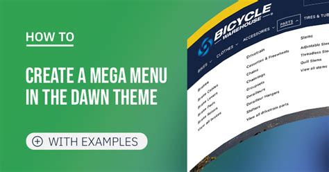 create mega menu in shopify|How to build a mega menu from scratch in the Shopify Dawn theme. Plus.